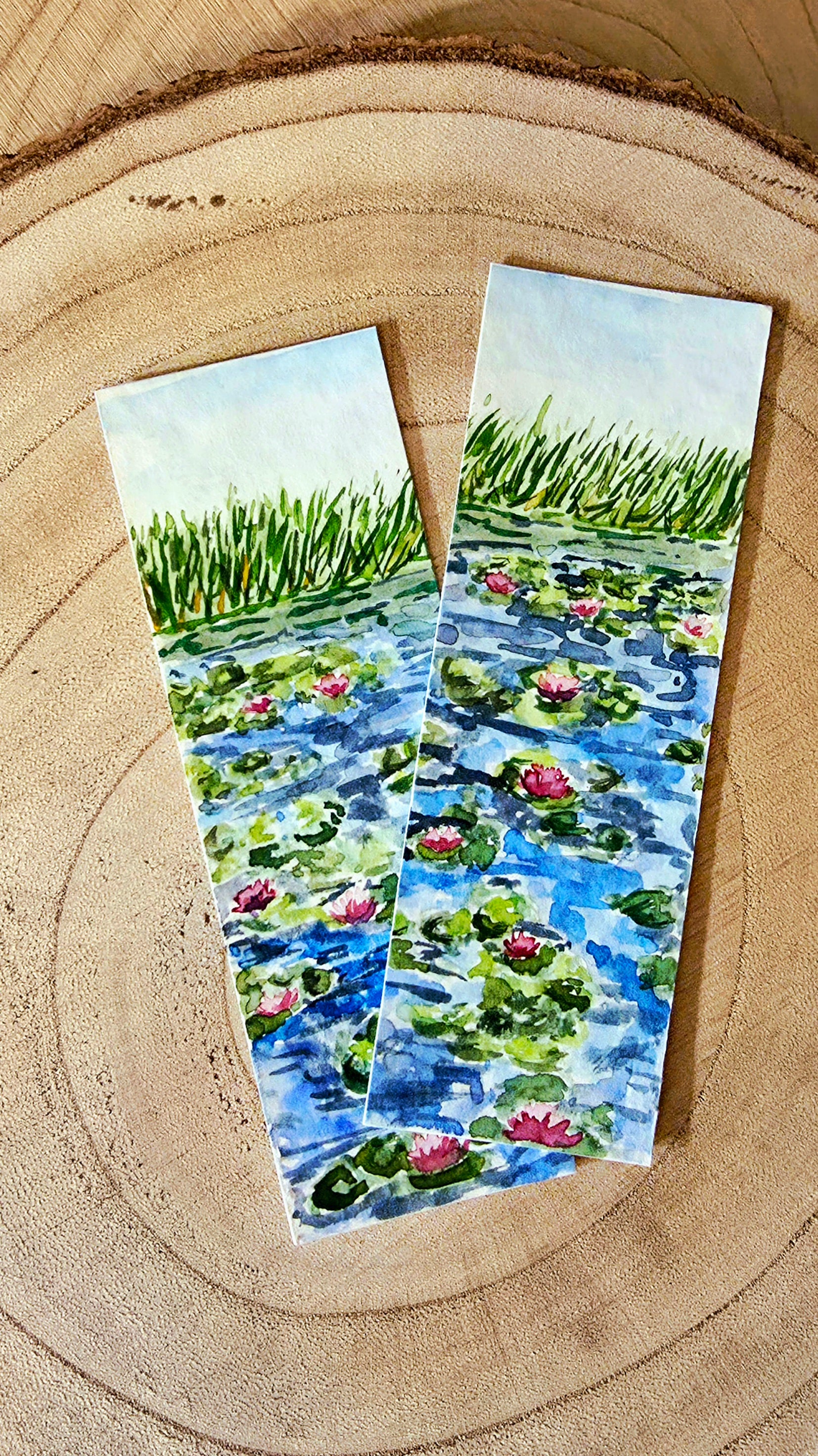 Lesezeichen handgemalt