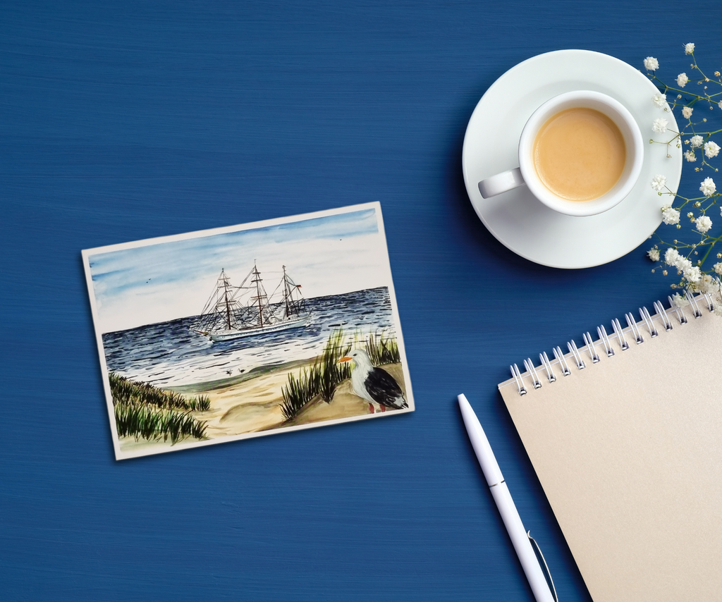 Postkarte Nordsee
