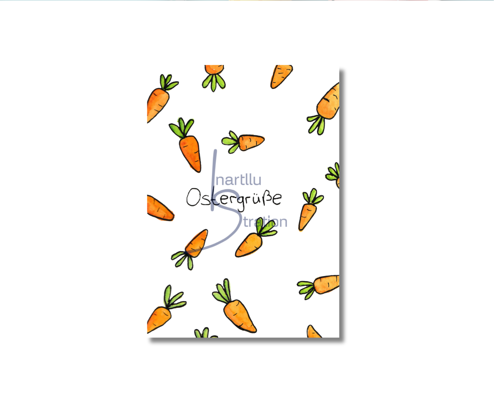 Klappkarte "Ostergrüße"