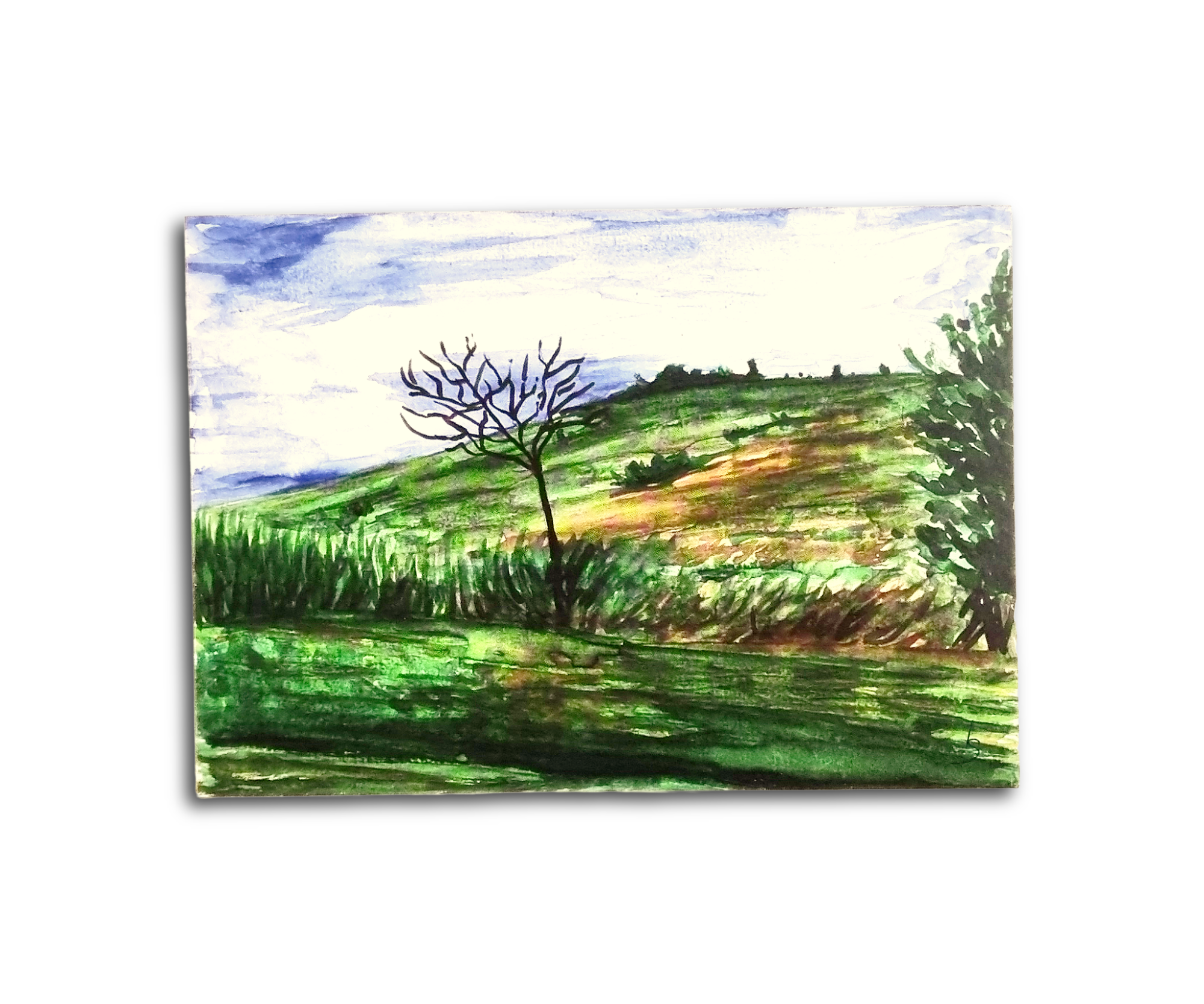 Postkarte Park Argenteuil bei Paris