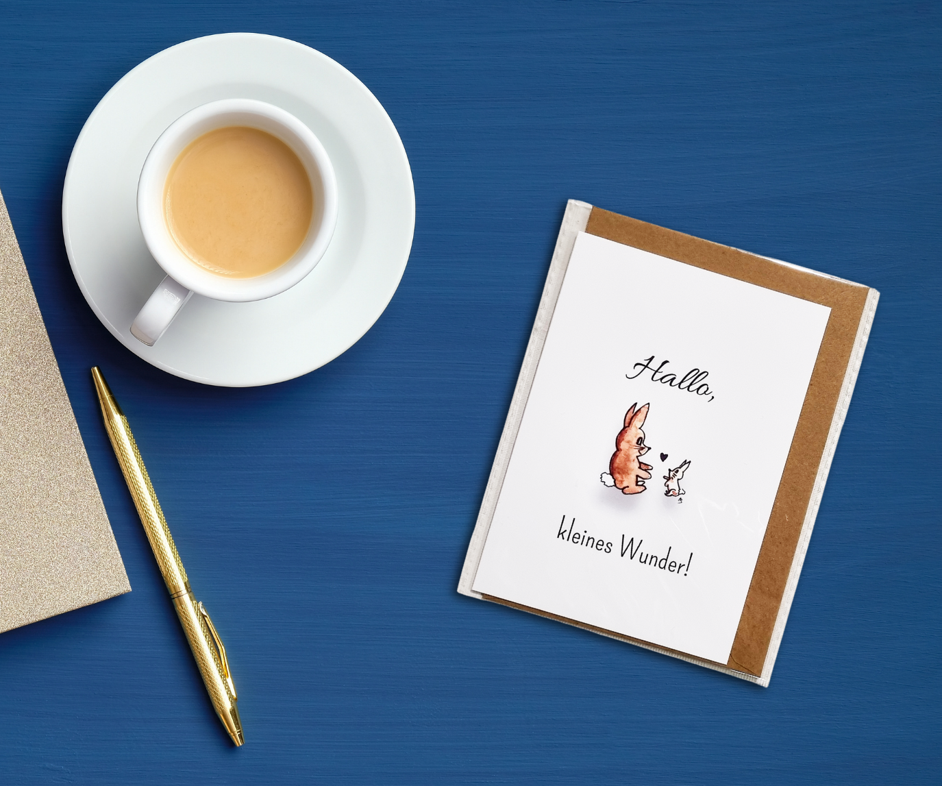Klappkarte "Hallo, kleines Wunder"