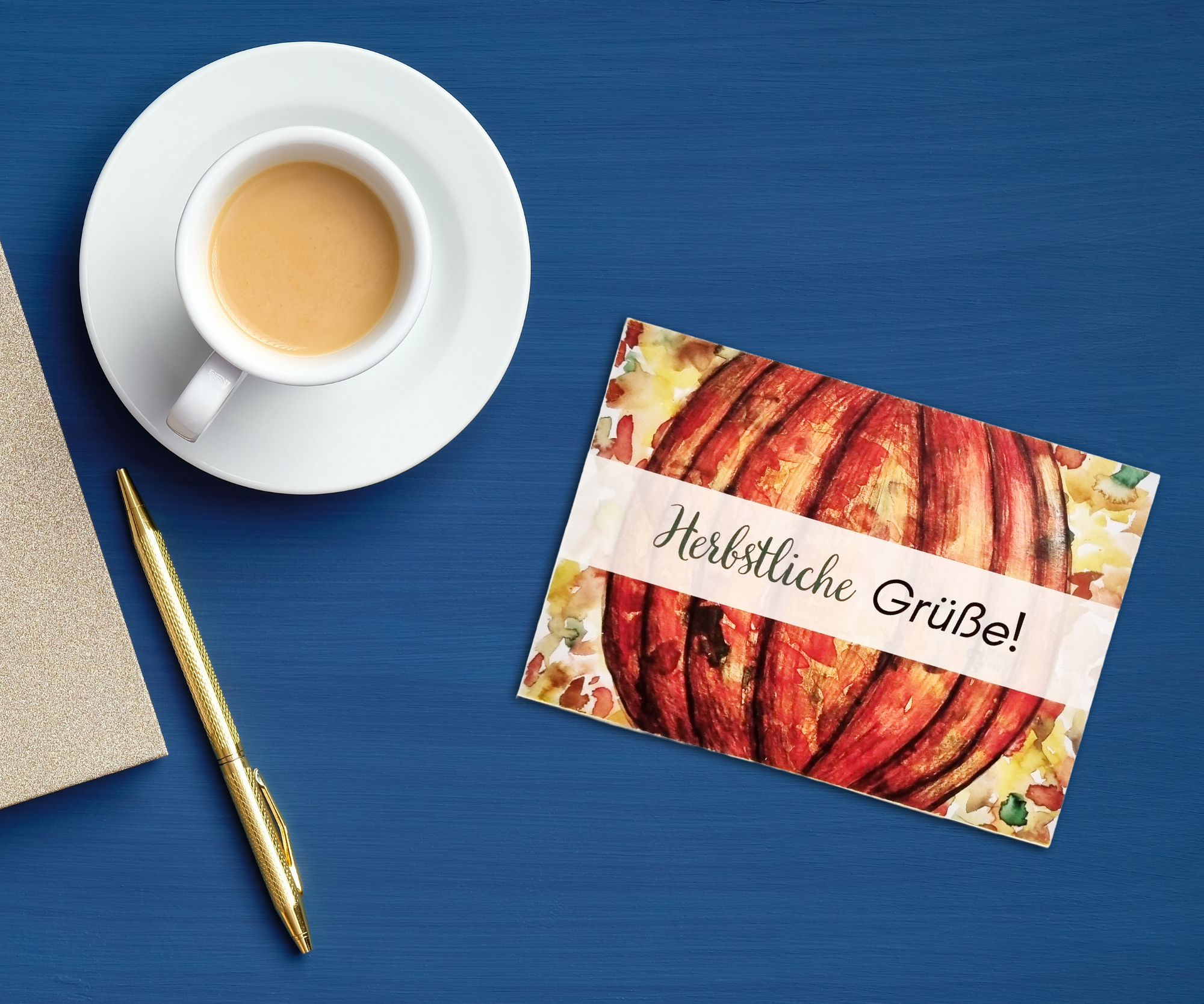 Postkarte "Herbstliche Grüße"