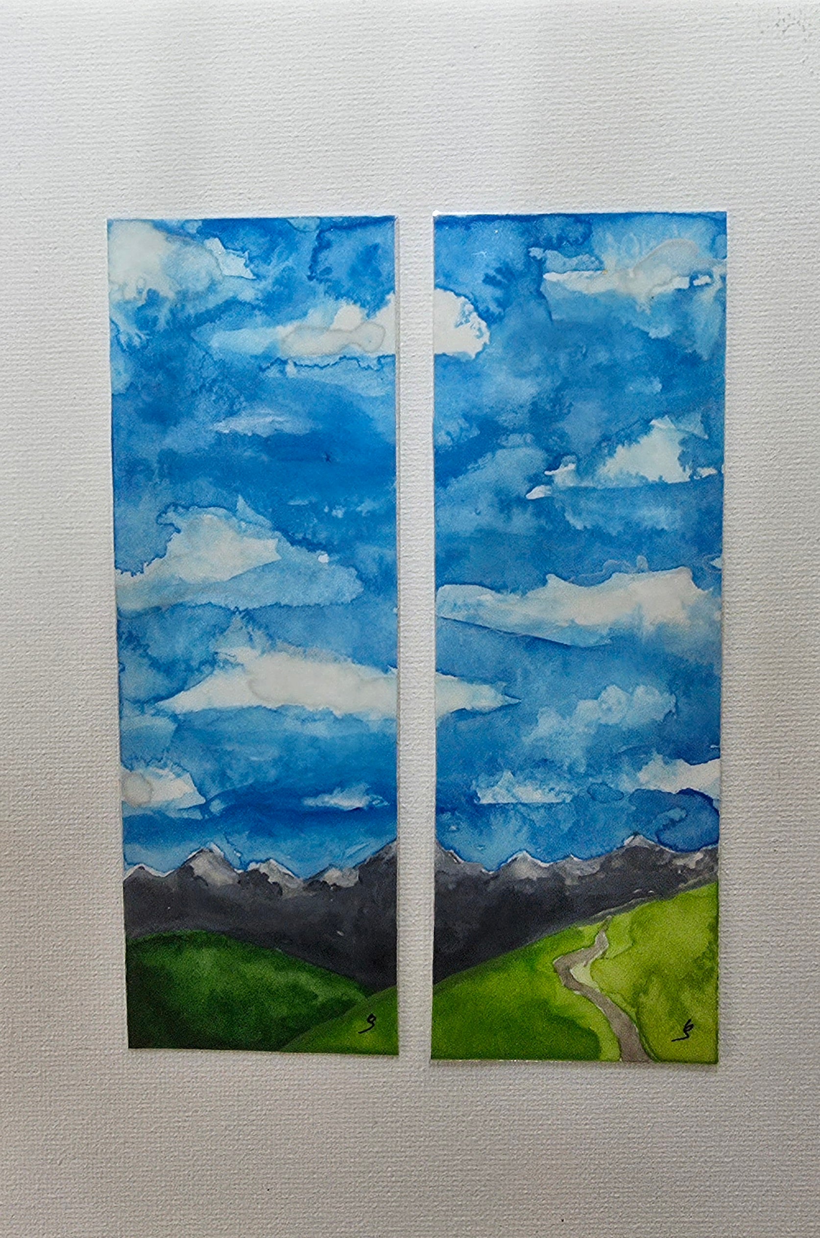 Lesezeichen handgemalt