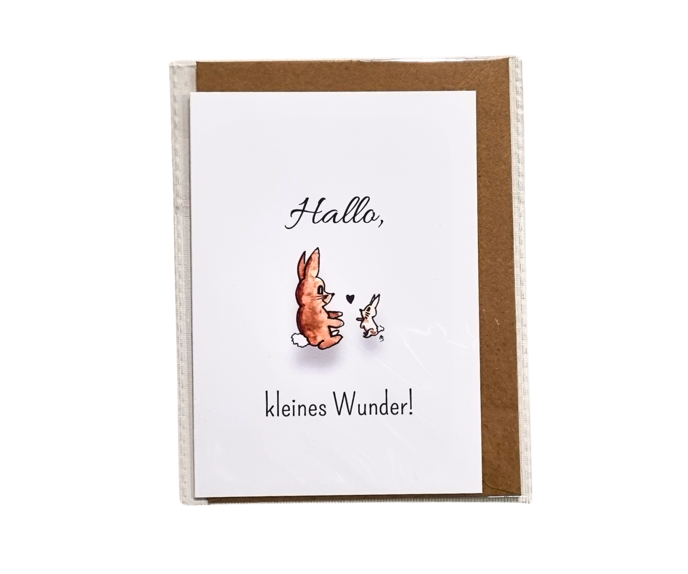 Klappkarte "Hallo, kleines Wunder"