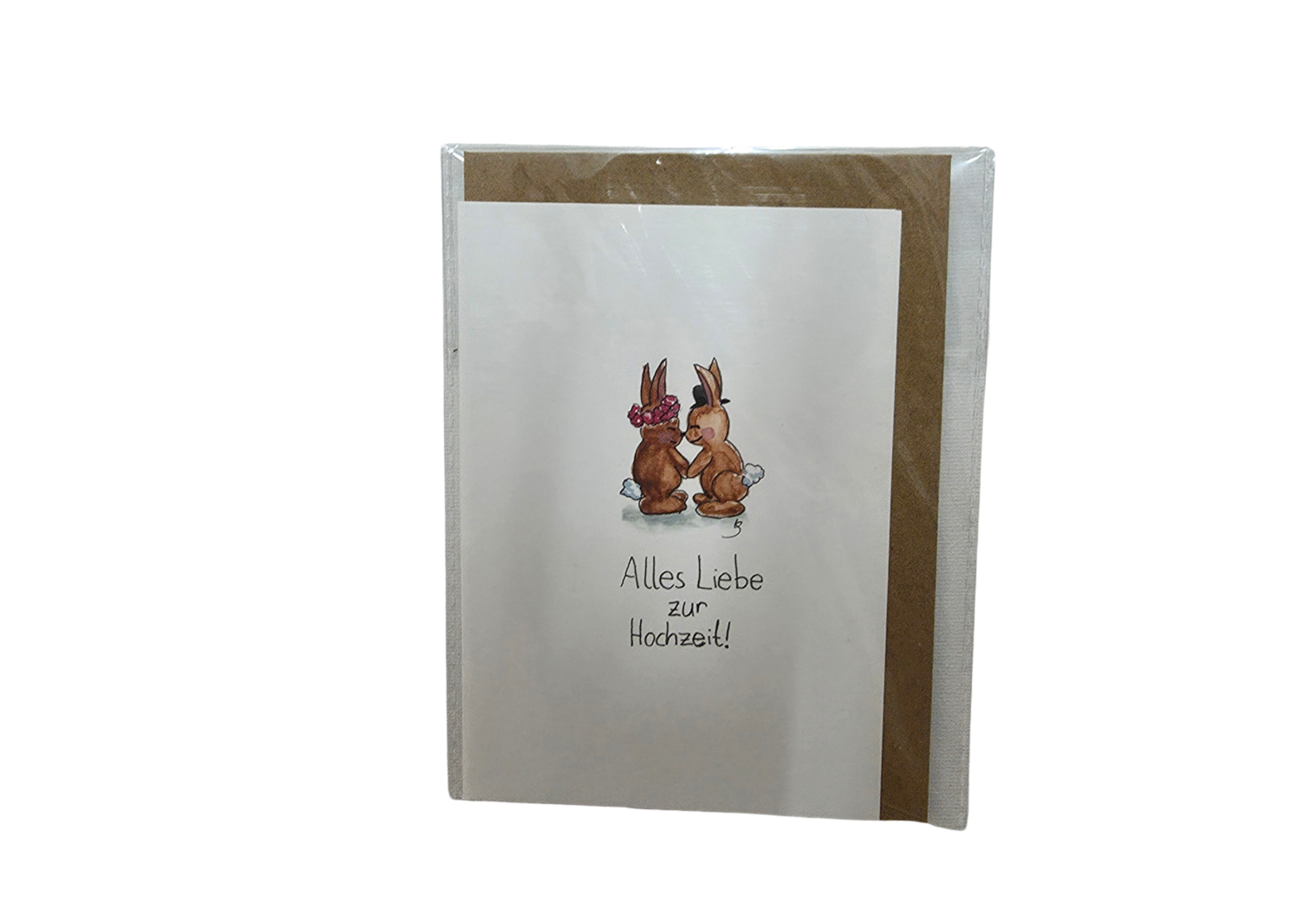 Klappkarte handgemalt