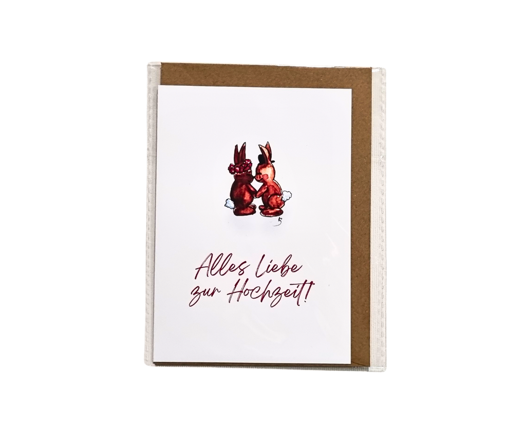 Klappkarte "Hochzeit"
