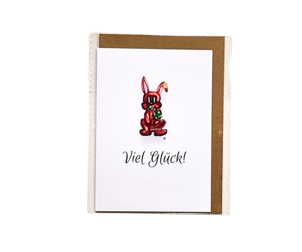 Klappkarte "Viel Glück!"