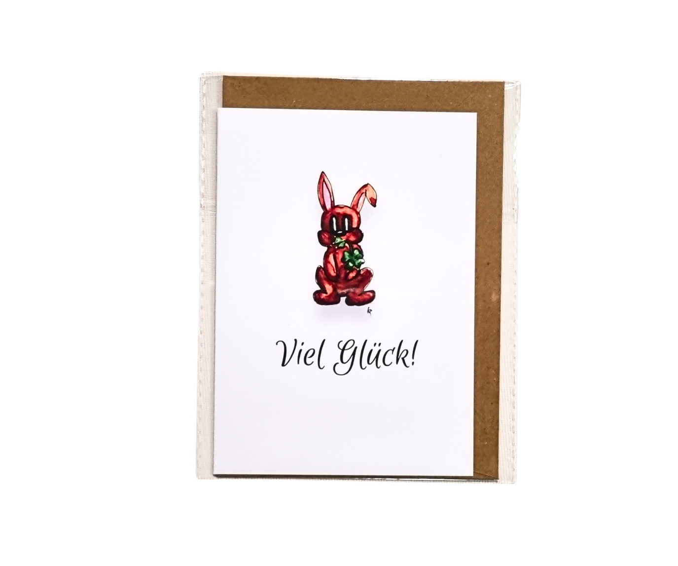 Klappkarte "Viel Glück!"