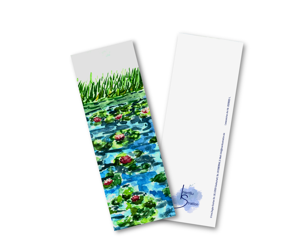 Lesezeichen handgemalt