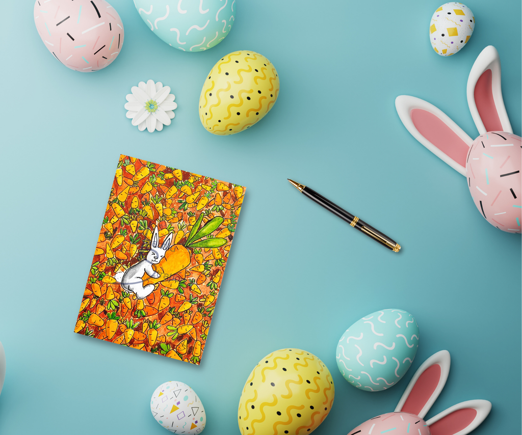 Klappkarte "Häschentraum"