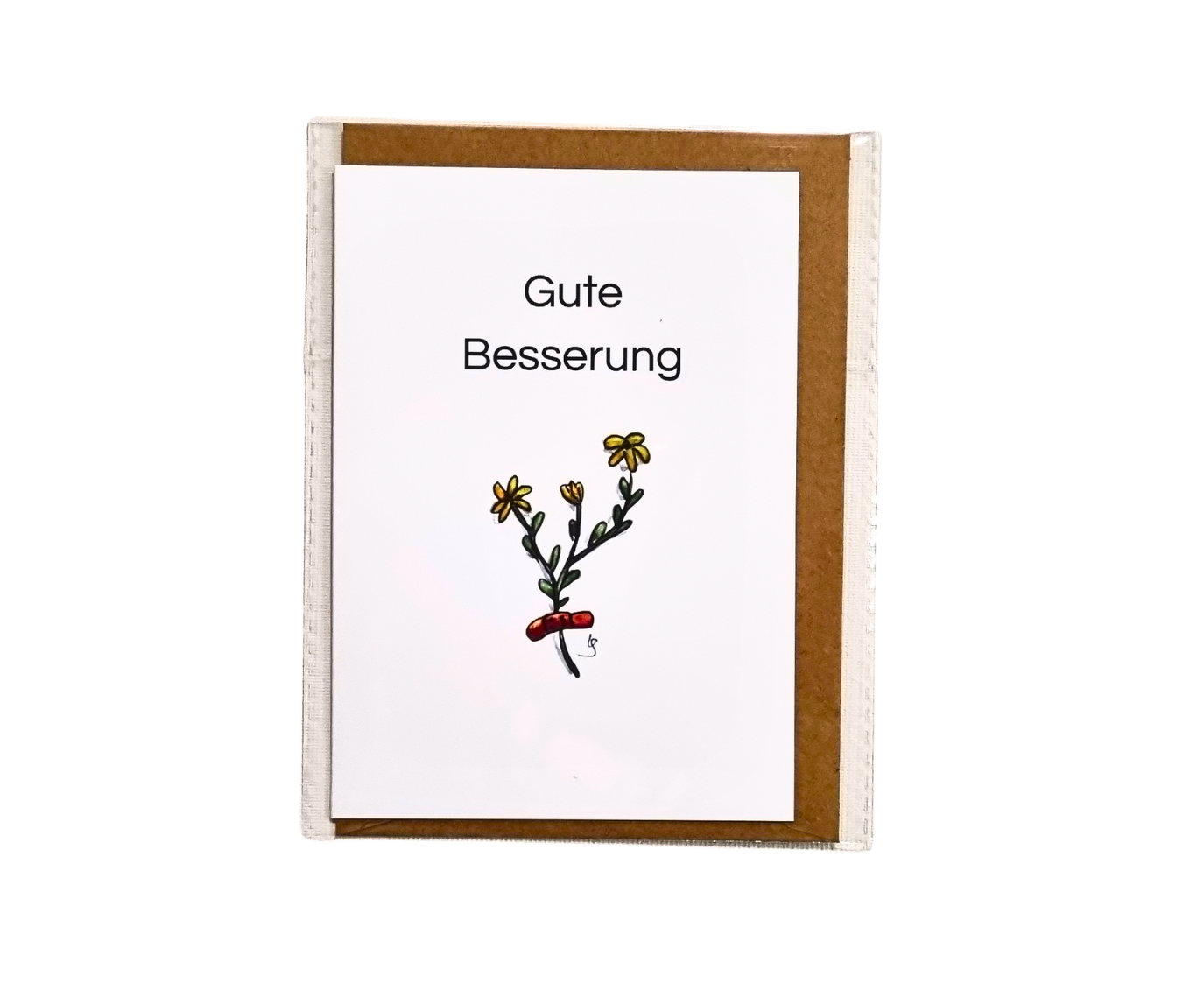 Klappkarte "Gute Besserung"