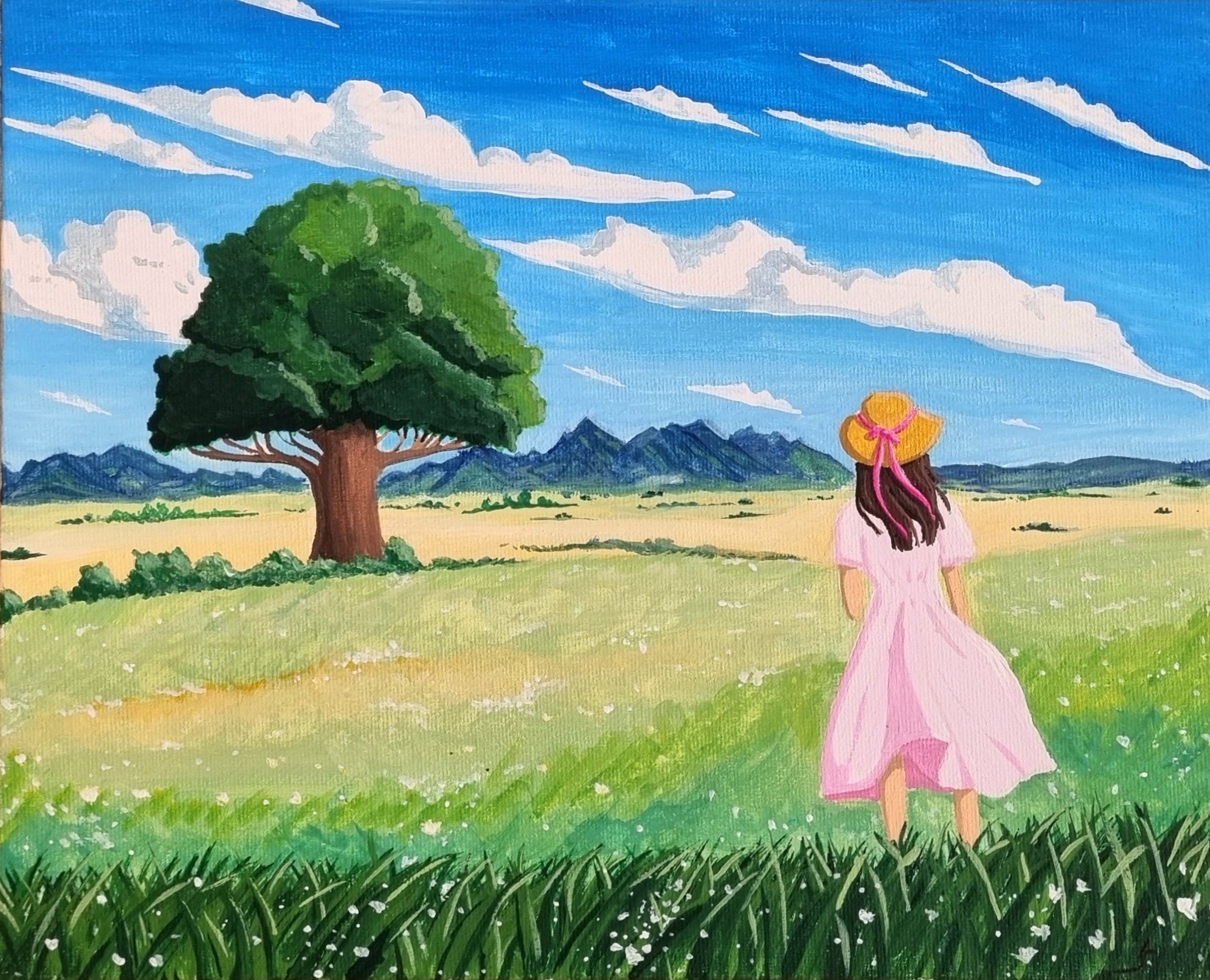 Gemälde "Sommertag"