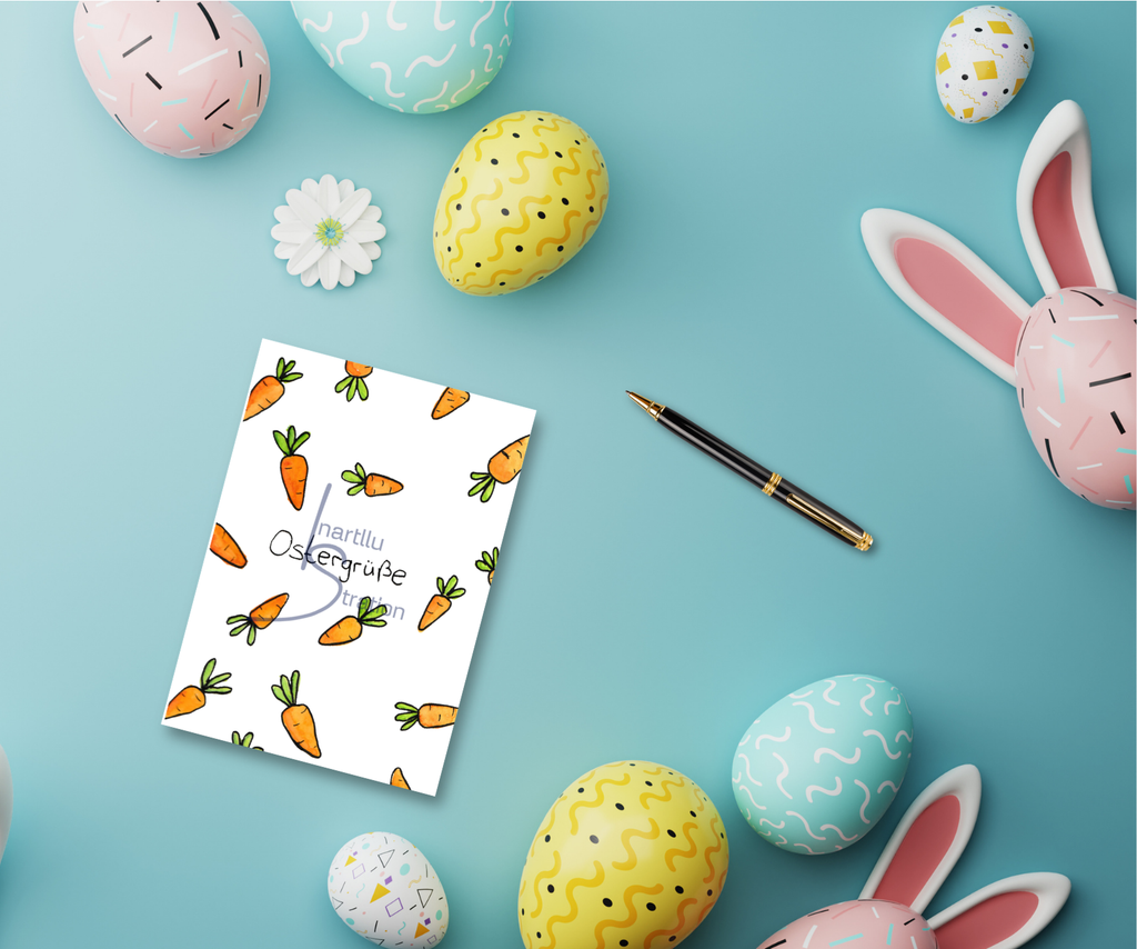Klappkarte "Ostergrüße"