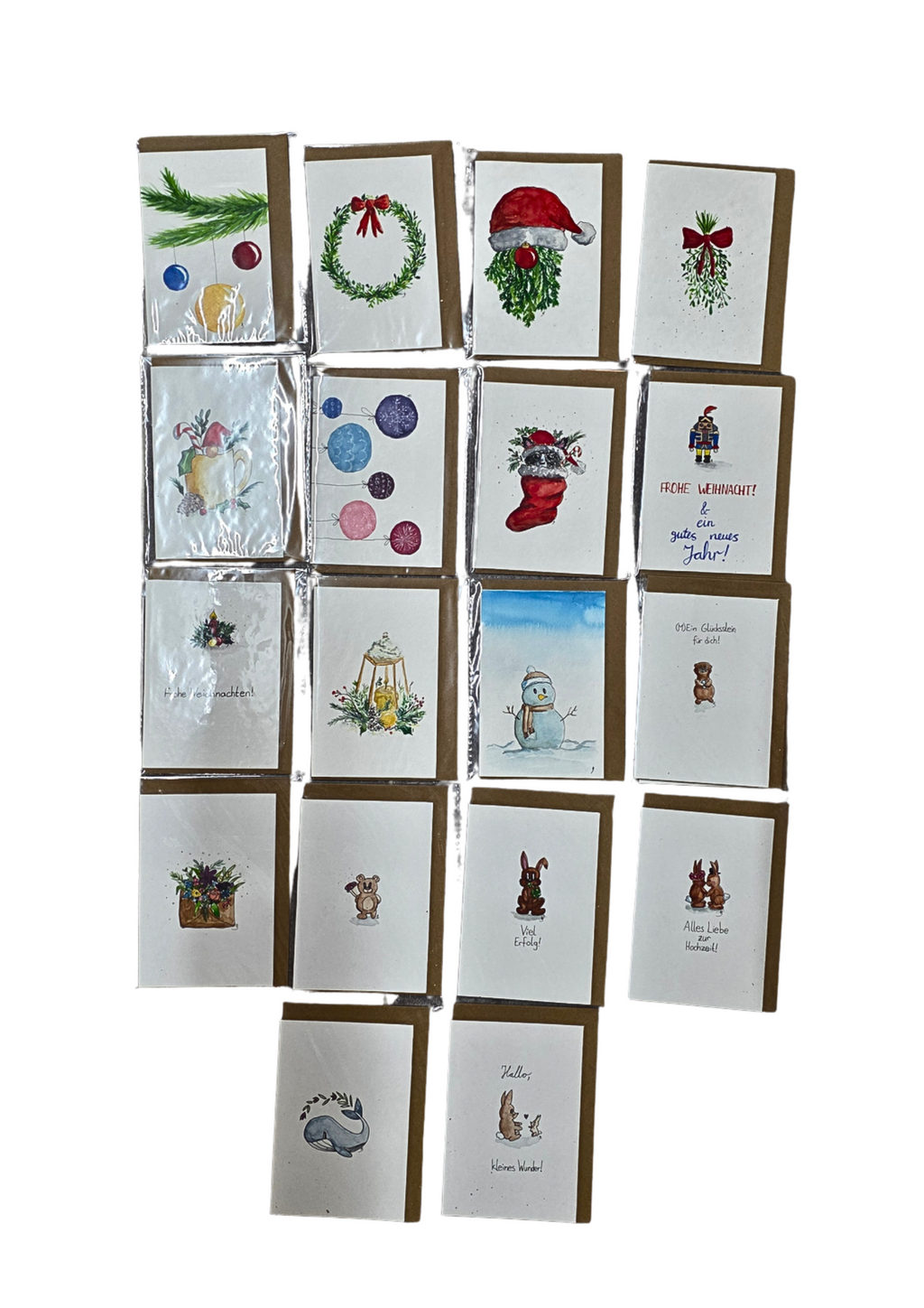 Klappkarte handgemalt